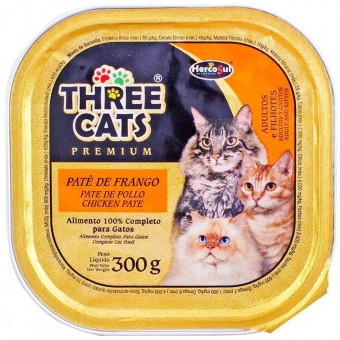 Three Cats Patê de Frango - 300 g Three Cats Patê de Frango - 300 g